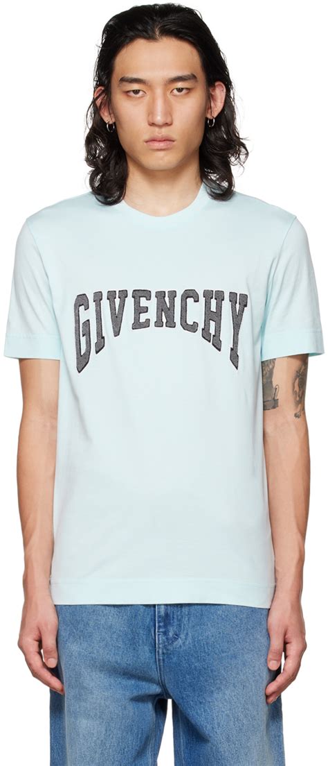 givenchy t shirt blue|Givenchy t shirt men price.